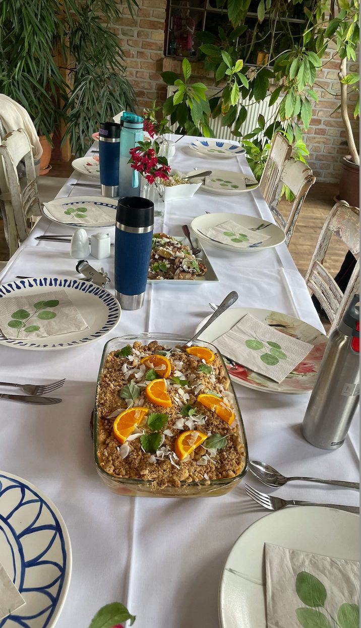 Ayurvedisches Frühstück, Ayurveda und Yogaretreat für Frauen mit Brustkrebs