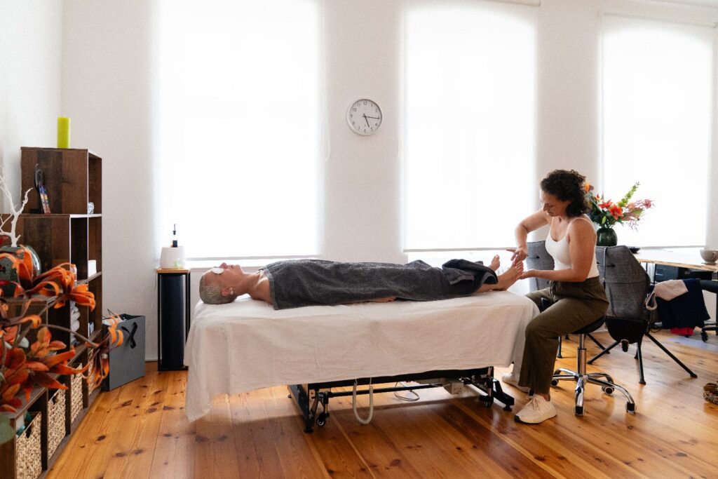 Ayurvedische Fußmassage